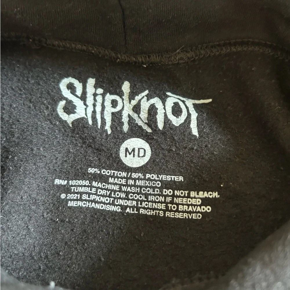 Slipknot 2021 tour hoodie with blue graphic - Picture 8 of 8